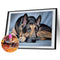 DIY Diamond Painting Dog Cross Stitch Rhinestone Embroidery Mosaic Kit