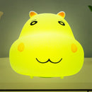 Rechargeable Indoor Lighting Healing Little Hippo LED Table Lamp Night Light