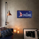 England Metal Plate Tin Sign Decorative Plaque Retro Iron Painting Wall Art