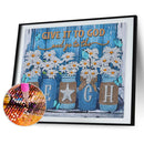 5D Diamond Painting DIY Flower Letters Partial Special Shape Drill (X064) Newly