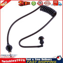 Monaural Headphone Air Tube Anti-radiation Earphone Stereo Headset Black Newly