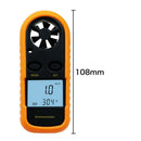 Air Conditioning Outdoor Wind Speed Meter -10 ~ 45C 0-30m/s Digital Anemometer