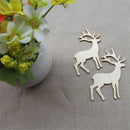 Decorations Wooden Elk Decor Reindeer Hanging Card Christmas Tree Hanging