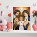 Religious Family Colouring Oil Canvas DIY Hand Painted Paint By Numbers Gift Kit