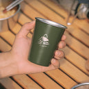 Stainless Steel Camping Cup Outdoor Travel Coffee Beer Drinks Mugs (Grey)