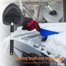 Car Windshield Window Cleaner Brush Telescopic Glass Cleaning Snow Scraper Newly