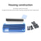 Case for Raspberry Pi Zero/Zero W/Zero 2W (V1-Blue Shell-Black Pin Header)