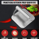 Stainless Steel Grill Beef Burger Press Meat Bacon Hamburger Press BBQ