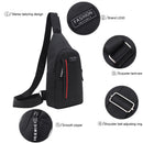 Retro Men Patchwork Messenger Shoulder Bag Male Travel Large Capacity Chest B