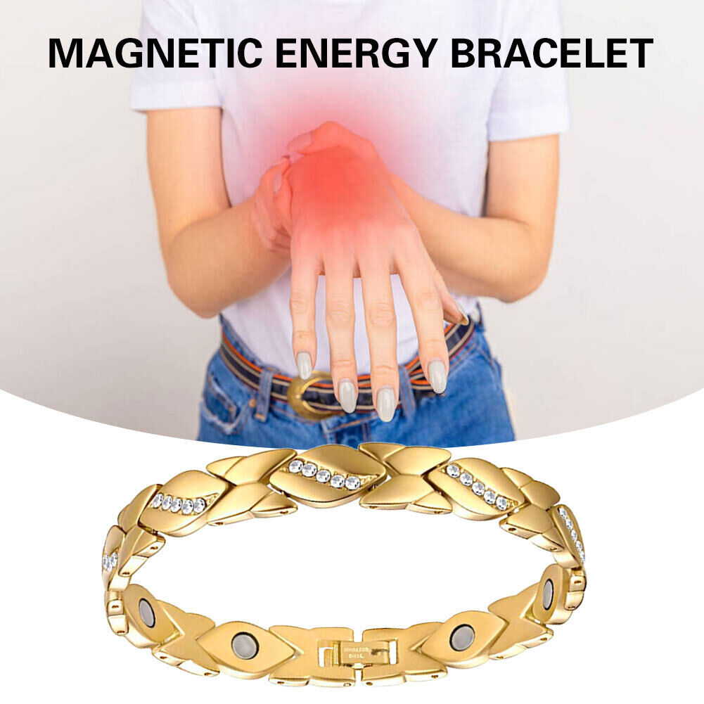 Magnetic Bracelets for Women Arthritis Pain Relief Therapy Adjustable ...