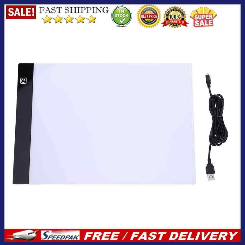 A4 K2 LED Artist Thin Type Stencil Drawing Board Light Tracing Table Pad