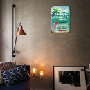#A Summer Tropical Bar Plate Metal Tin Sign Plaque for Pub Club Wall Home Deco