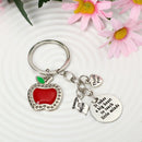Husband Wife Gift Bag Pendant Gift For Teacher Letter Keyring Letter Key Chain