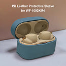 Full Protective Case for Sony WF-1000XM4 Shock Absorbing PU Leather Case Co