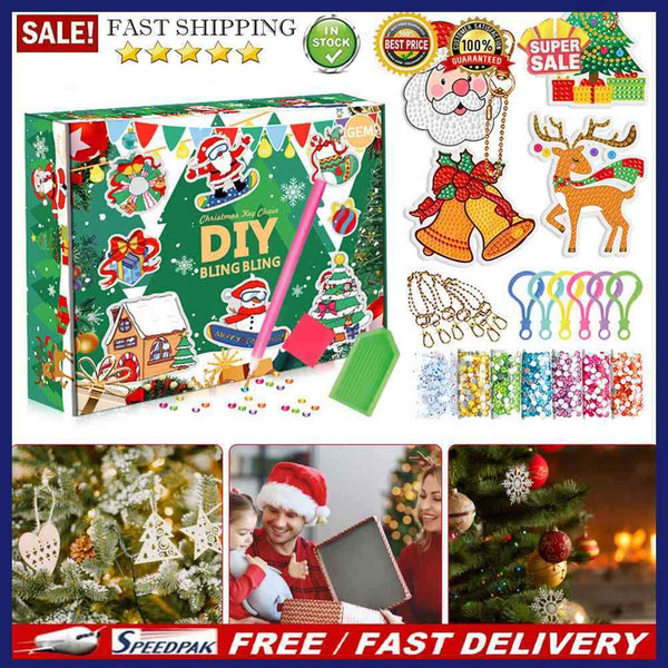5D Blind Box Handicraft DIY Surprise Blind Box Funny Acrylic Christmas Ornaments