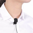 Lavalier Condenser Mic 3.5mm Jack Recording Teaching Clip-On Lapel Microphone