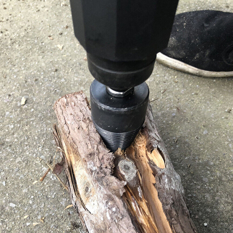 3pcs Firewood Splitter Adapter Rod for Split Cone Drill Bit Split Drilling Tools