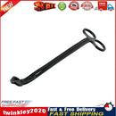 Stainless Steel Candle Cut Trimmer Cutter Snuffer Hook Clipper (Black) Newly