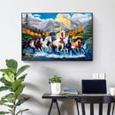 Painting By Numbers Kit DIY Gallant Horse Canvas Oil Art Picture Home Decor