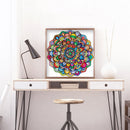 5D Full Round Drill Picture DIY Gorgeous Mandala Rhinestone Diamond Paintin