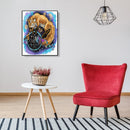 DIY Wolf Dreamcatcher Digital Painting By Numbers Canvas Oil Mural Wall Arts Kit