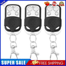3pcs 433MHz 4CH Car Key Fob Garage Door Opener Remote Control Duplicator