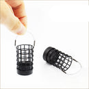 Fishing Bait Cage Hollow Stainless Steel Feeding Lure Trap Tackle (25x30mm)