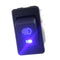 12V 35A 4 Pin Fog Light Rocker Switch with LED for Car Truck Dash (Blue) #F
