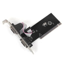 PCI Serial Port Card PCI to COM 9 Pin RS232 DB9 Desktop Expansion Cards Newly