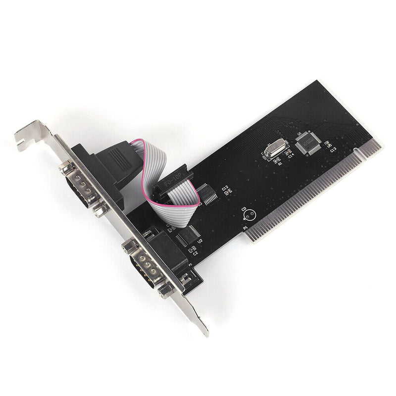 PCI Serial Port Card PCI to COM 9 Pin RS232 DB9 Desktop Expansion Cards Newly