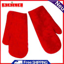 Korean Fashion Women Cartoon Full Finger Gloves Winter Warm Rabbit Wool Mitts