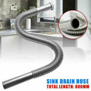 Sink Drain Hose Steel Flexible Washbasin Waste Set Hose Drain Sink V4Q3