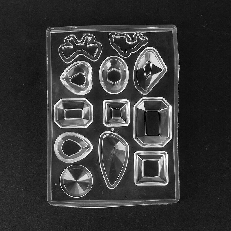 1pc Crystal Silicone Mold Earrings Pendant Jewelry Making Mould Craft Tool Newly