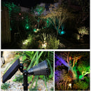12LED Solar Lamp Outdoor Garden Spotlight Colorful Ground Plug Light (RGB) Newly