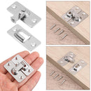 Hasp Latches 90 Degree Hasp Sliding Door Chain Locks Anti-theft Deduction