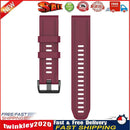20mm Silicone Watch Band for Garmin Fenix 7S Bracelet Strap (Wine Red) Newly