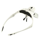 5 Lens Adjustable Loupe Headband Magnifying Glass Magnifier with LED