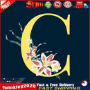 Full Round Drill Diamond Painting 5D Sunflower Letter C Poster Kit (A1418) Newly