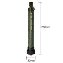 Camping Filter Straw Water Purifier Outdoor Drink Water Filter (Army Green)