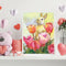 Rabbit in Flowers Colouring Oil Canvas DIY Hand Painted Art Paint By Numbers