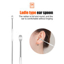 10pcs Ear Wax Pickers Wax Remover Stainless Steel Piercing Kits (Yellow) Newly