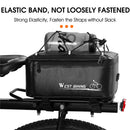 MTB saddle case luggage rack organizer bike back seat storage bag with
