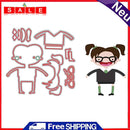Baby Girl Smile Clear Cutting Dies Stencil DIY Scrapbooking Template Gift-200589