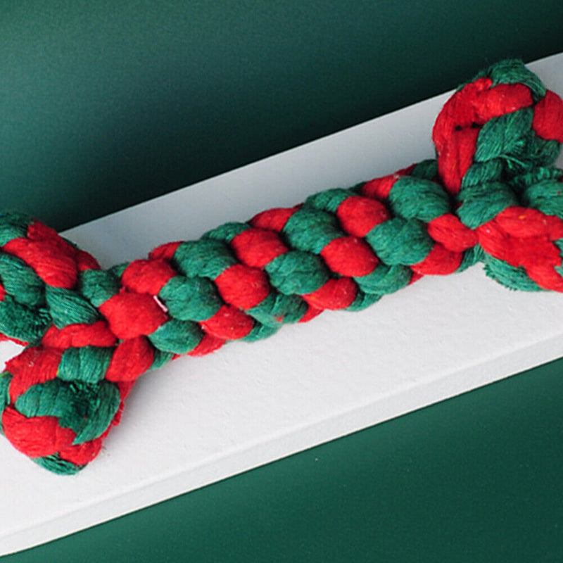 Bite Resistant Dog Toys Interactive Cotton Rope Knot Puppy Chewing Accessories