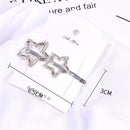 Accessories Headwear Star Korean Hairgrip Crystal Hair Clip Metal Rhinestone