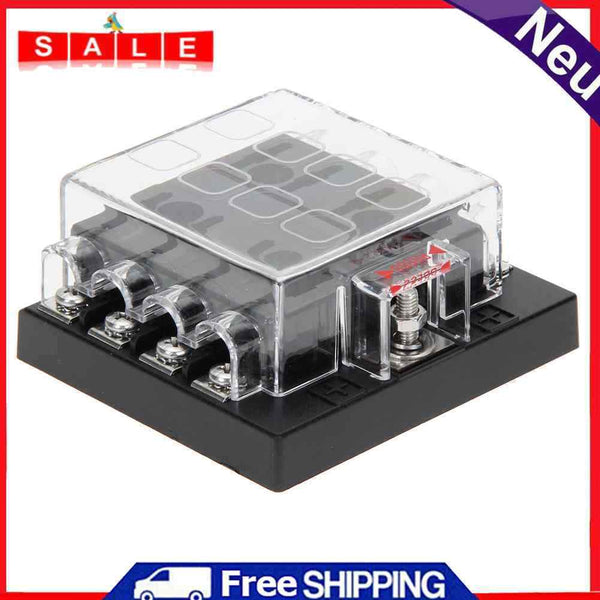 32V 8 Way Circuit Car Boat Insert Automotive ATC ATO Fuse Box Block Holder-10847
