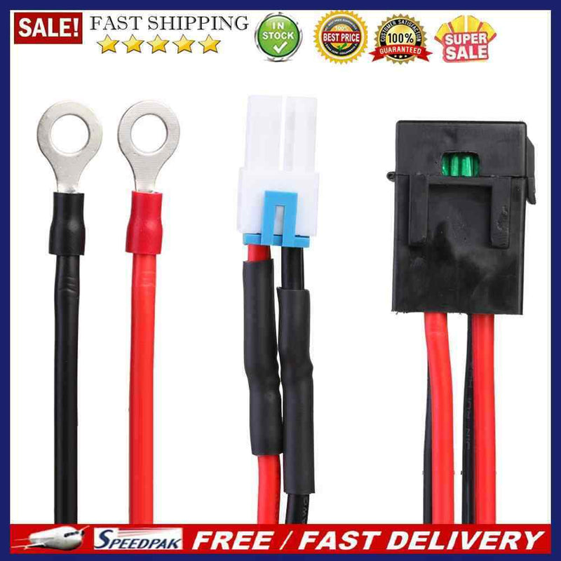 1m 30A Short Wave Extension Car Charge Power Cord Cable for ICOM IC7000 IC7