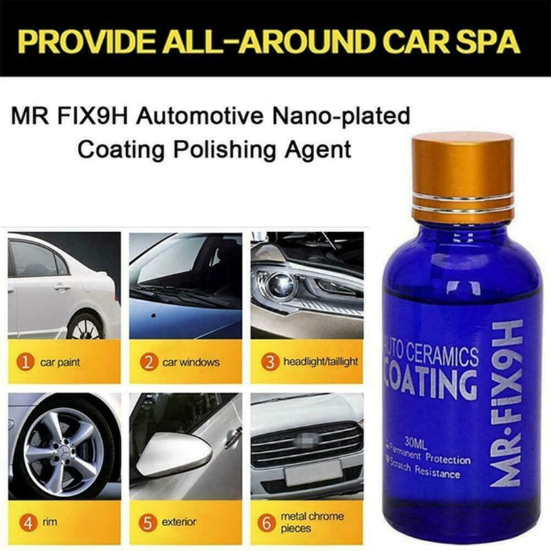 9H Nano Ceramic Car Glass Coating Liquid Hydrophobic 2021 UK Set E0T0