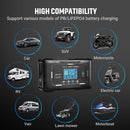 HTRC Automatic 12V/24V 15A Car Battery Charger for RV PB LIFEPO4 AGM (AU)