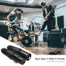 8pcs XLR Adapter 3Pin Male Plug and Female Jack Microphone Audio Cable Conn